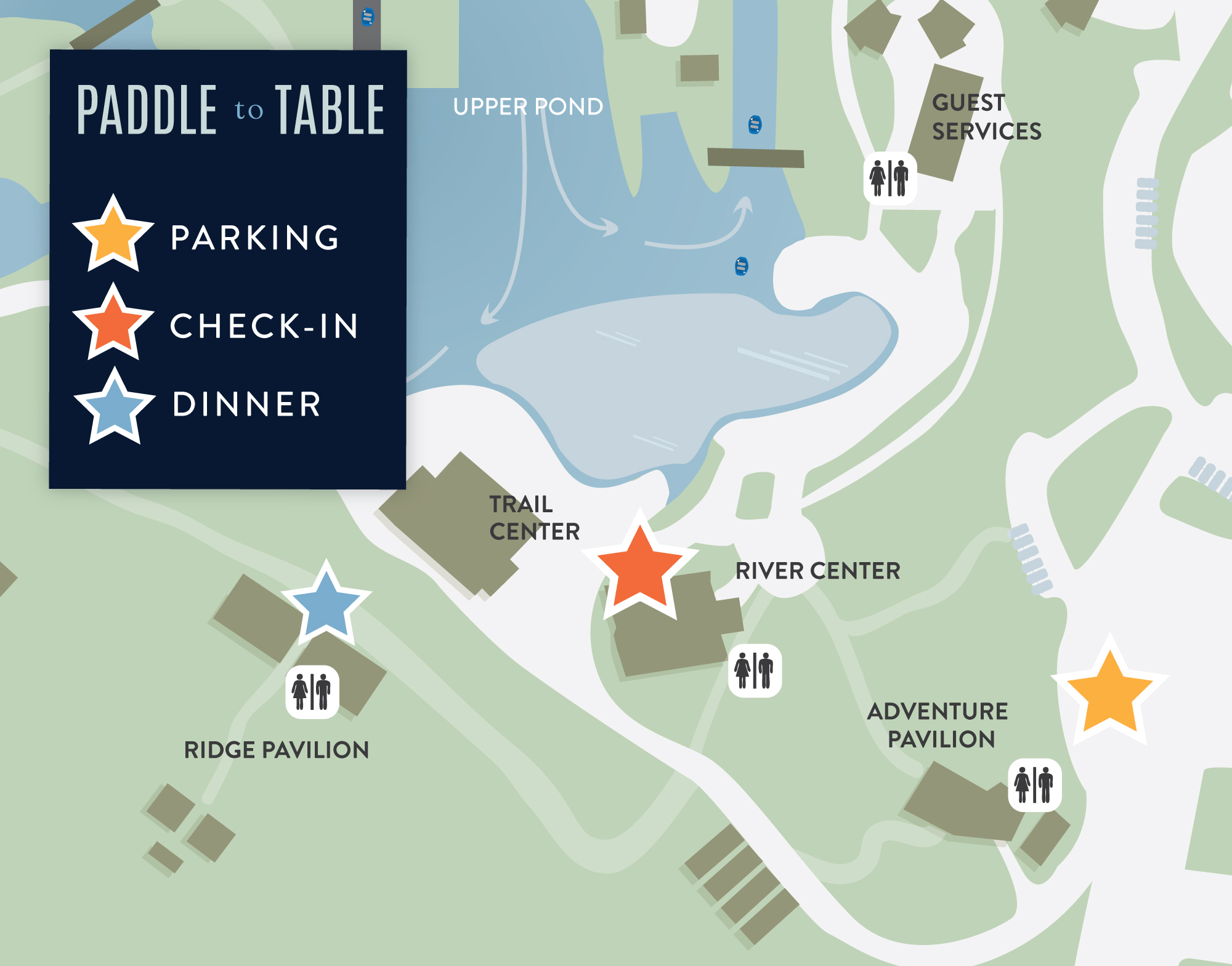 Paddle to Table Map