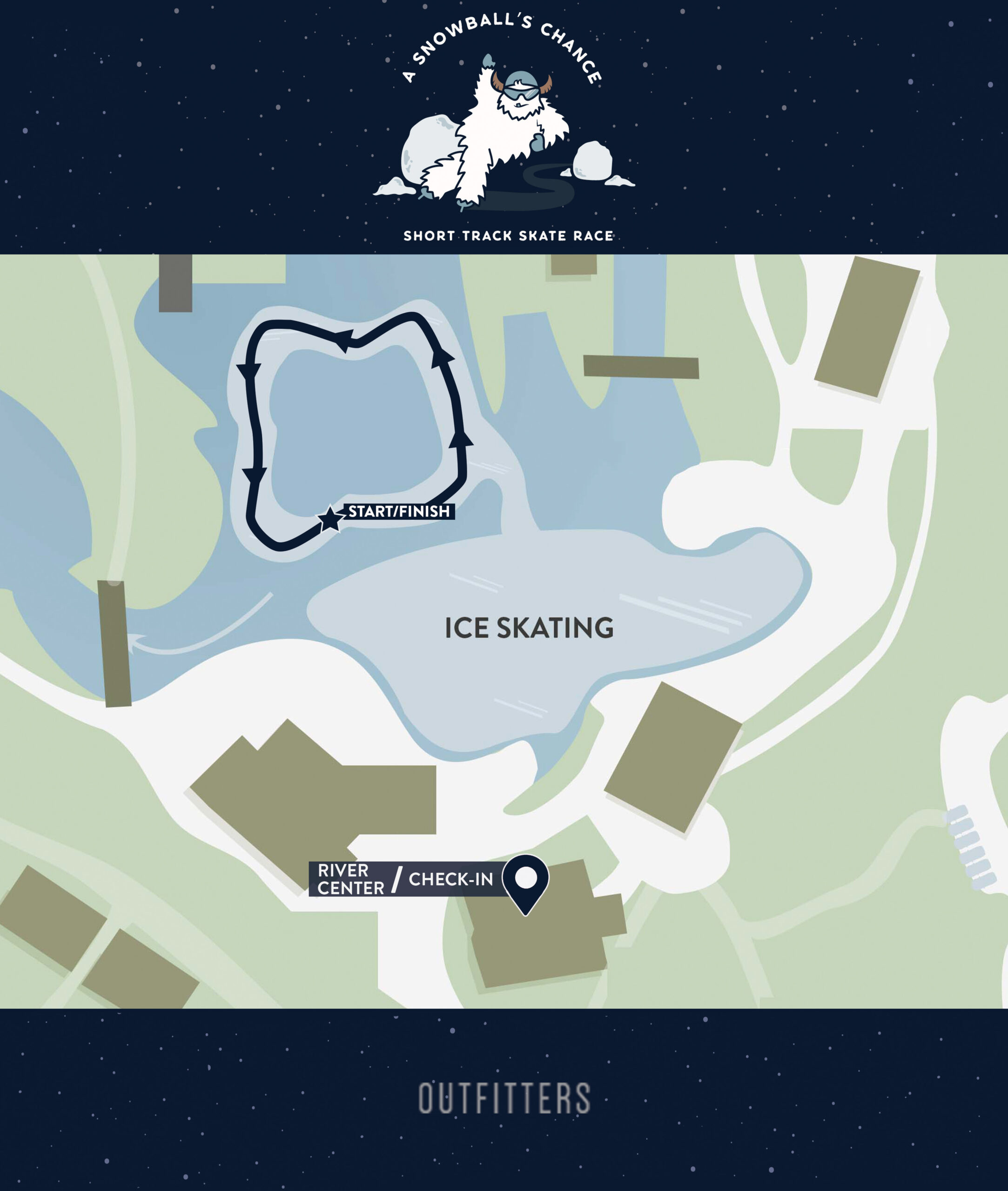 A Snowball's Chance Course Map