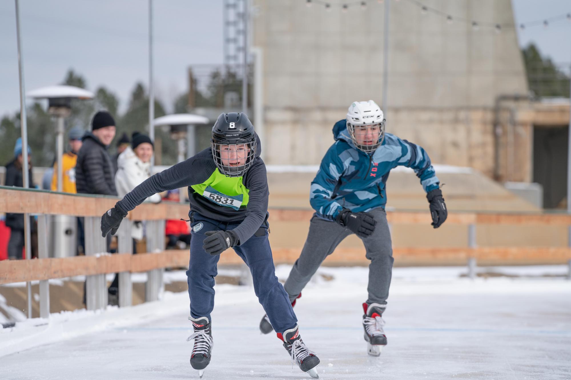 Snowball's Chance Short Track Skate Race 2022